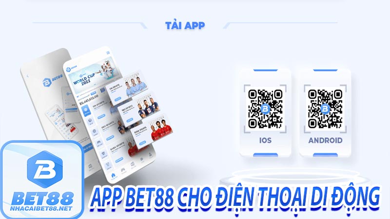 App bet88 cho điện thoại di động 